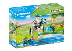 PLAYMOBIL COUNTRY -CAVALIÈRE AVEC PONEY GRIS #70522